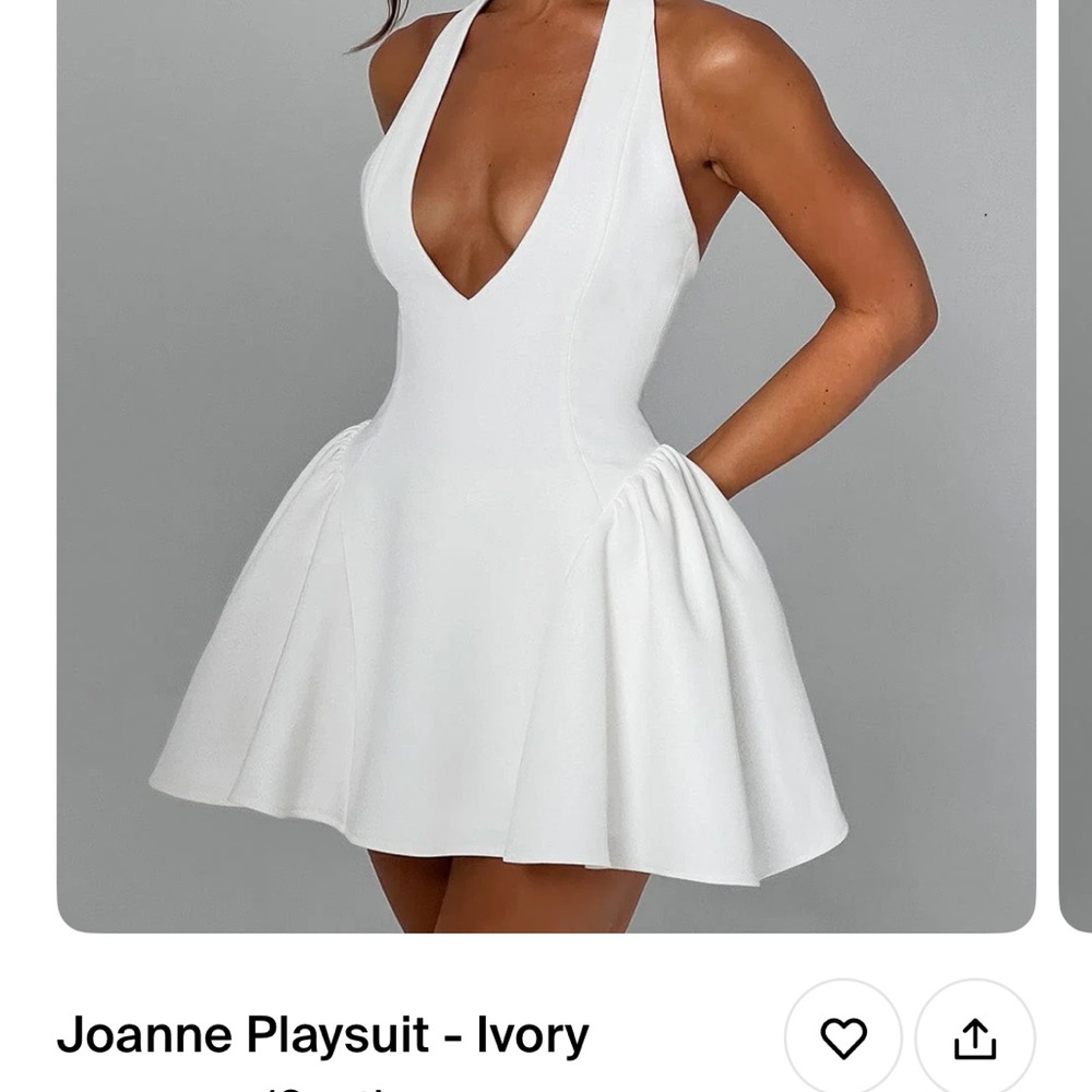 Joanne playsuit - ivory